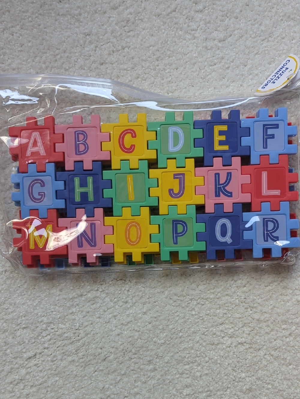 3 For $30. Alphabet Interlocking Puzzle Blocks